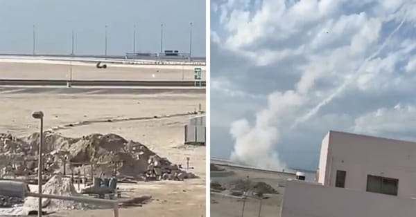 Video Shows U.S.-Made Launcher Firing Missiles From Bahrain Toward Iran — NYT > World News