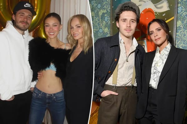 Brooklyn Beckham skips Victoria on UK Mother's Day with tribute to Claudia Peltz — Pagesix