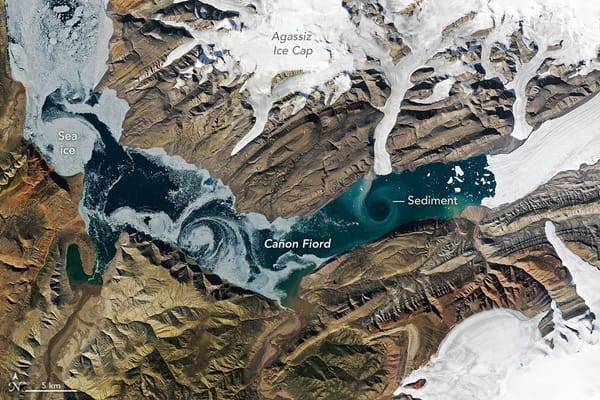 Cañon Fiord’s Whirling Waters — NASA Science