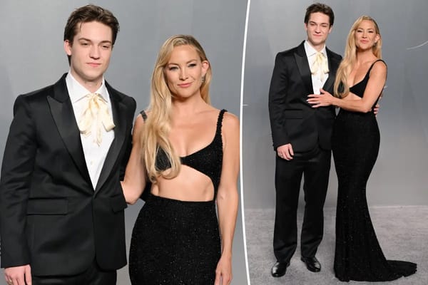Kate Hudson's son Ryder, 22, towers over her at Vanity Fair Oscars party — Pagesix