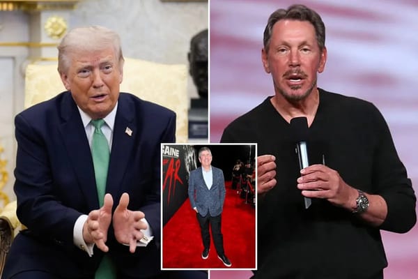 Larry Ellison and President Trump drawn into Jeff Shell legal mess — Pagesix