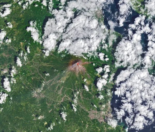 Lava Flows Down Mayon Volcano — NASA Science