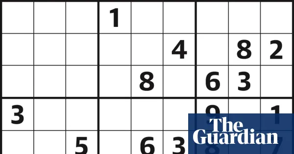 Sudoku 7,247 hard — Lifestyle | The Guardian
