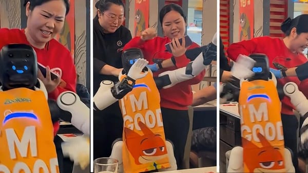 Robot Waiter Keeps Dancing at San Jose Hot Pot Restaurant — Kotaku