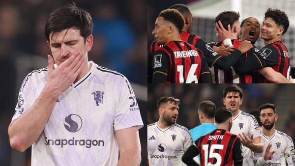 Maguire sent off as Man Utd held to 2-2 draw at Bournemouth — Goal