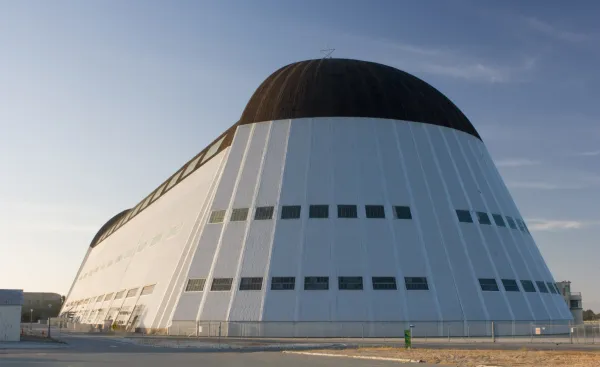 Hangar One restoration completed at Moffett Federal Airfield — NASA Science