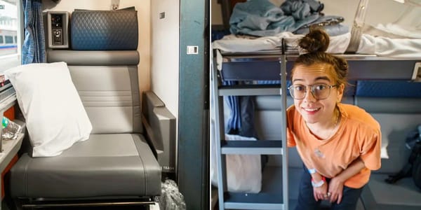 Roomette vs. bedroom on Amtrak's California Zephyr — Businessinsider