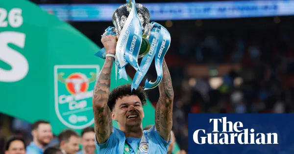 Manchester City win Carabao Cup after Nico O’Reilly double downs Arsenal — Football | The Guardian