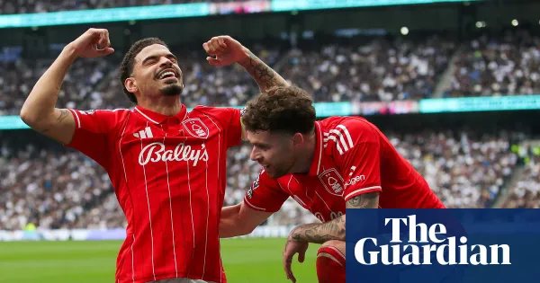 Gibbs-White and Awoniyi fire Forest to 3-0 win over Spurs — Football | The Guardian